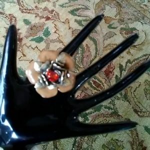 BOHM GOLDPLATED/ENAMELED RING!